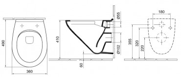 Alfldi, Optic, fali WC, mlyblts, 7048 R0 01