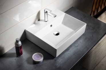 Mosd, Aqualine, Sistema 10SF50051, pultra-, falra szerelhet, csaplyukkal, 50 cm