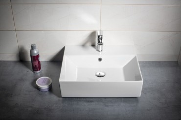 Mosd, Aqualine, Sistema 10SF50051, pultra-, falra szerelhet, csaplyukkal, 50 cm