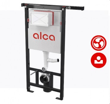 Szerelkeret, Alcaplast AM102/1120V, fali WC-hez, panel laksba