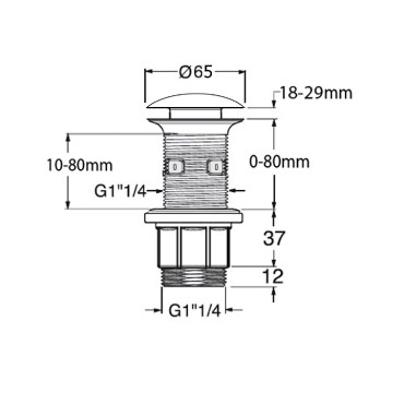 Sapho, FORMIGO beton mosd, 47,5x14x36,5cm, homok (FG013)