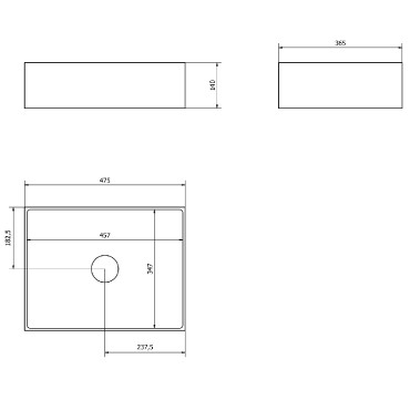 Sapho, FORMIGO beton mosd, 47,5x14x36,5cm, homok (FG013)