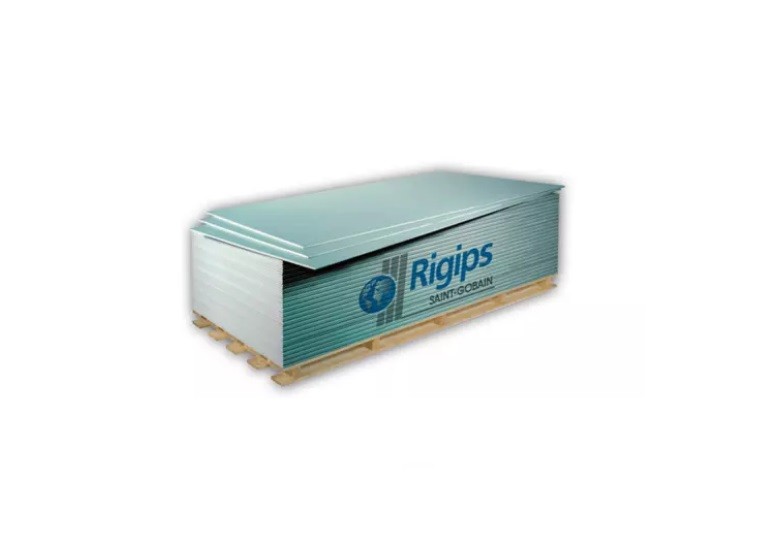 Rigips, Gipszkarton RBI 2000x1200x12,5 mm, impregnlt