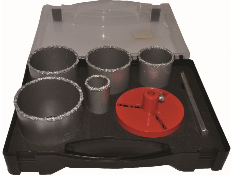 Bautool Csempelyukf�r� k�szlet E0423