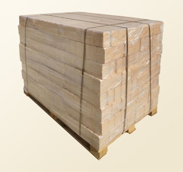 Tzifa brikett, szgletes RUF tpus, 12 darab 10 kg-os csomagolsban, frszporbl