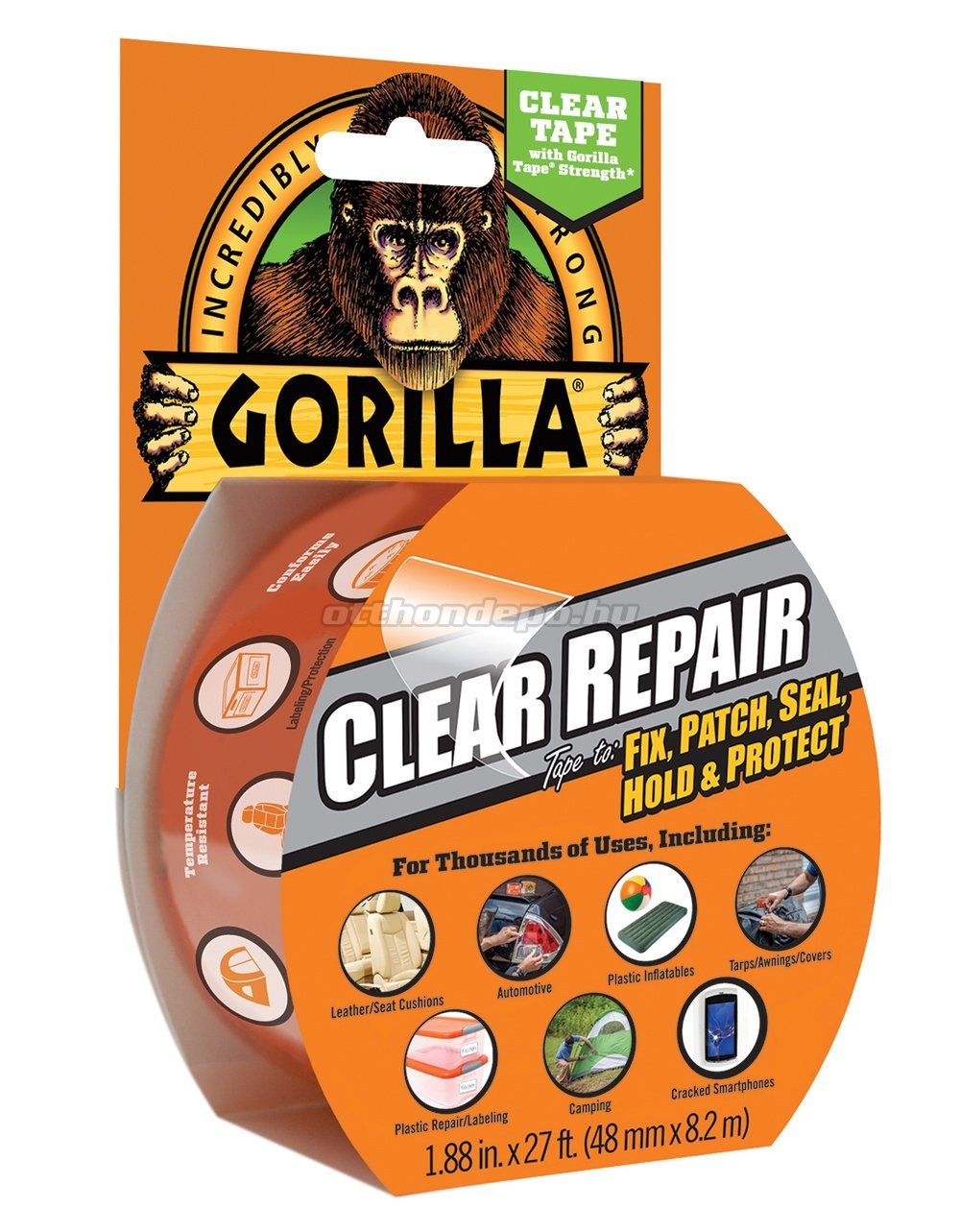 Gorilla, Clear Repair vízálló javítószalag, színtelen, 3044700