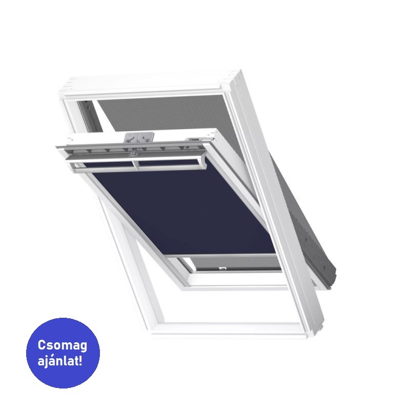 Velux, K�ls� h�v�d� �s f�nyz�r� rol� csomag, DOP C04 m�ret, alu s�n, Standard sz�n