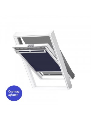 Velux, K�ls� h�v�d� �s f�nyz�r� rol� csomag, DOP C04 m�ret, alu s�n, Standard sz�n