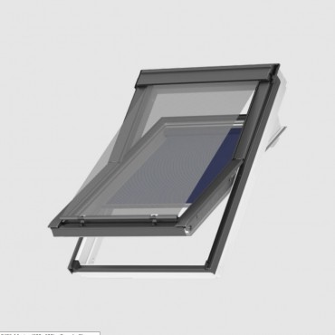 Velux, K�ls� h�v�d� �s f�nyz�r� rol� csomag, DOP MK04 m�ret, alu s�n, Standard sz�n