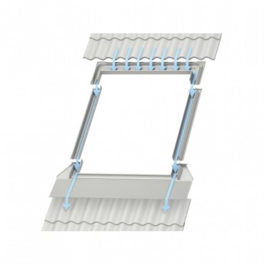 Velux, Burkolkeret, EDW SK06 1000 BASIC, 114x118 cm