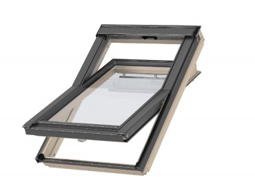 Velux, Tet�t�ri ablak, GZL FK06 1051B, 2-r�teg� �vegez�s, lakkozott fa, 66x118 cm