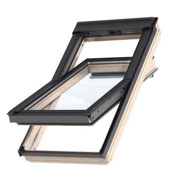 Velux, Tet�t�ri ablak, GLL SK08 1061, 3-r�teg� �vegez�s, lakkozott fa, 114x140 cm