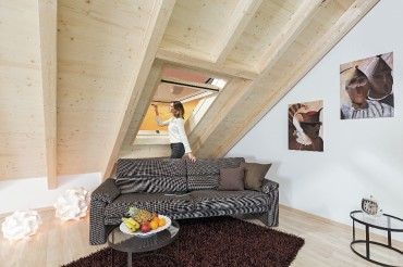 Roto, Tettri ablak, WDF R79 H WD, 3-rteg veggel, Hszigetel Csomaggal, 74x140 cm (7/14)