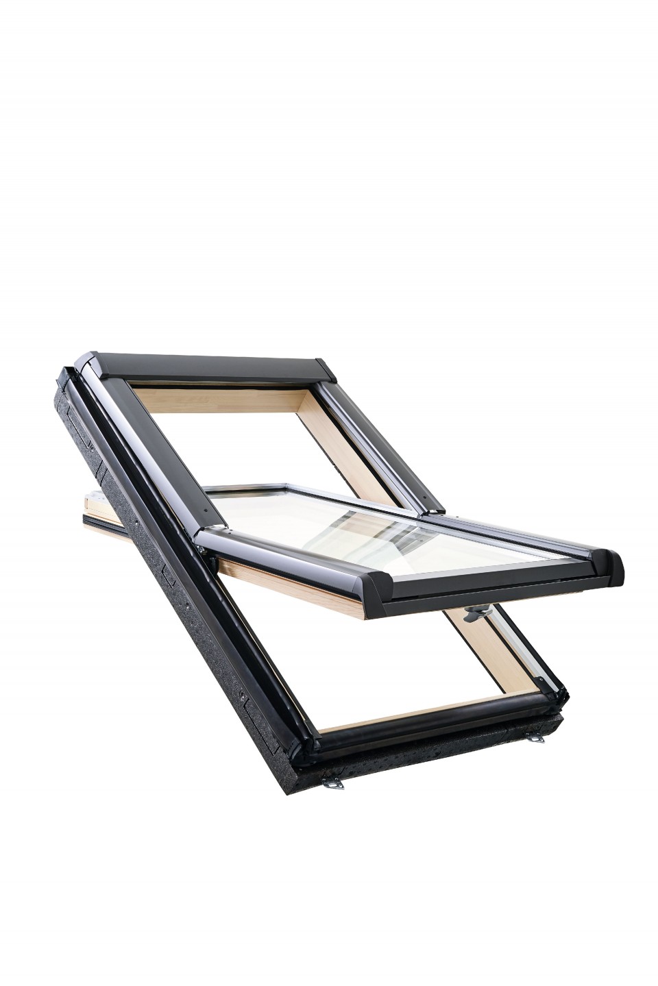 Roto, Tet�t�ri ablak, WDF R45 H WD, 2-r�teg� �veggel, H�szigetel� Csomaggal, 94x118 cm (9/11)