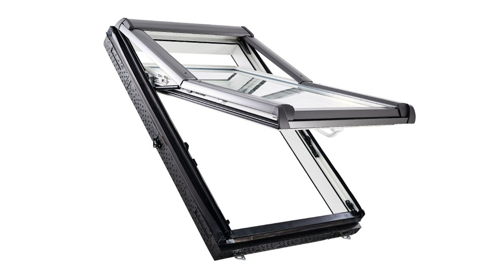Roto, Tet�t�ri ablak m�anyag, WDF R79 K WD, 3-r�teg� �veggel, H�szigetel� Csomaggal, 74x118 cm (7/11)