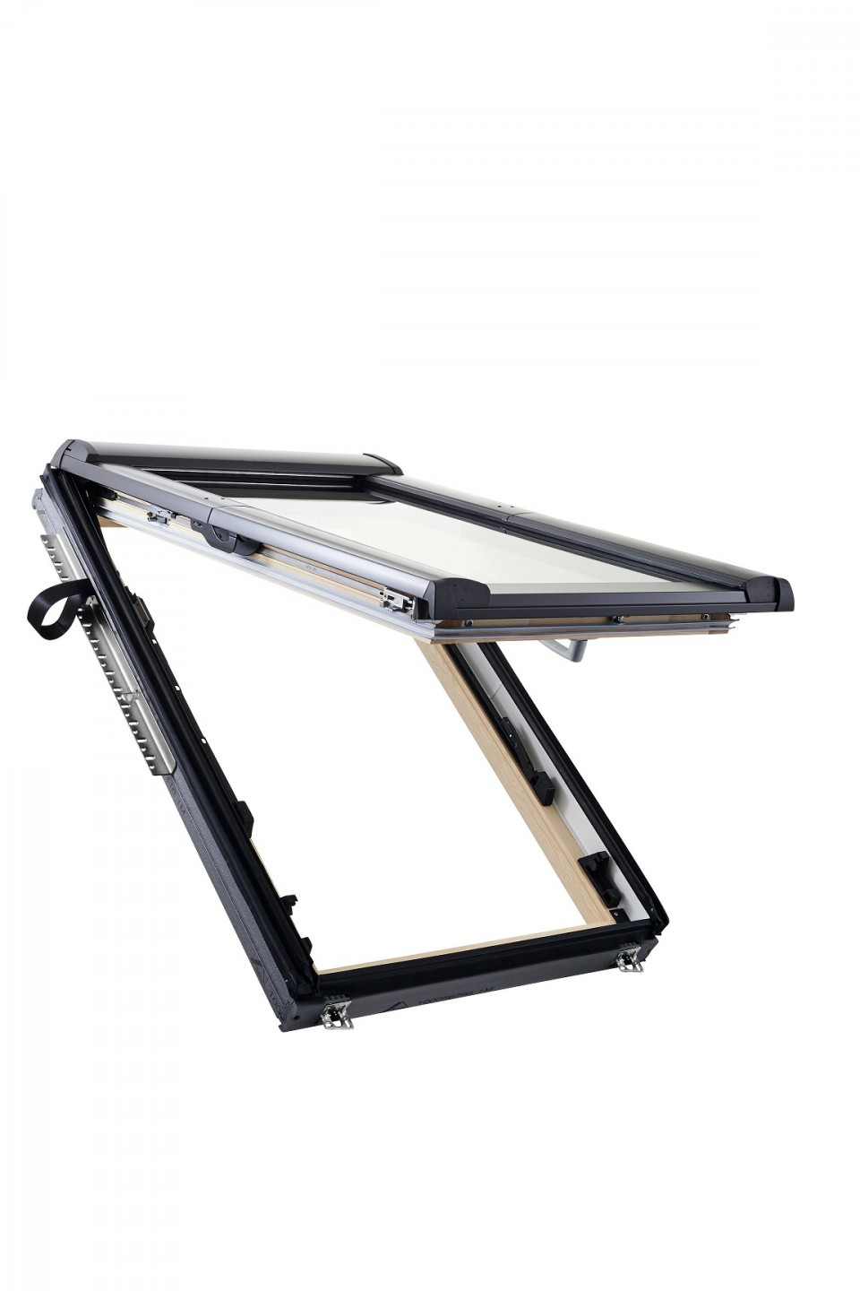 Roto, Tet�t�ri ablak, WDF R89P H WD, 3-r�teg� �veggel, H�szigetel� Csomaggal, 94x118 cm (9/11)