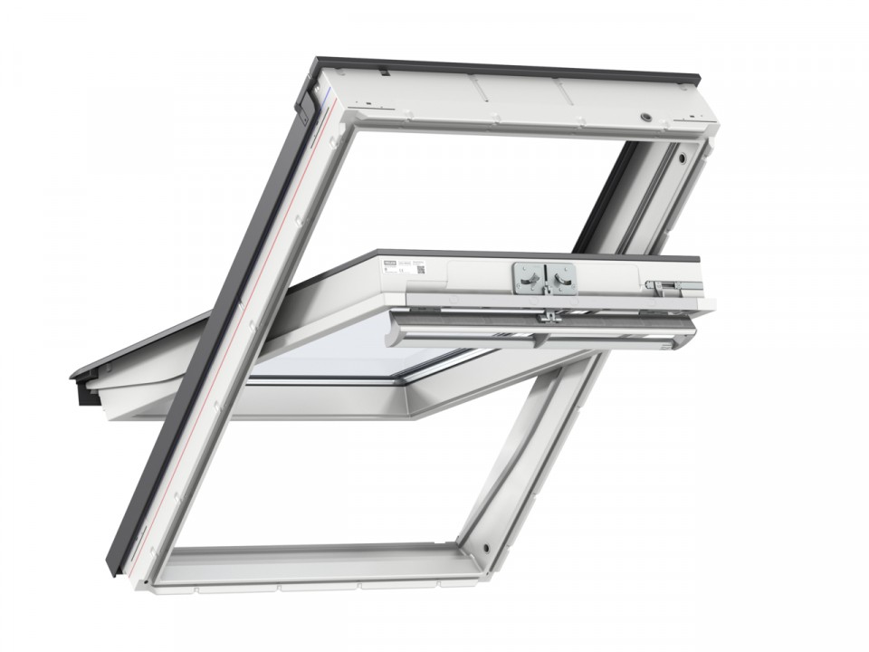 Velux, Tet�t�ri ablak, GGU SK08 0070, 2-r�teg� �veg, m�anyag bevonat fa maggal, 114x140 cm