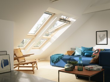 Velux, Tettri ablak, GGL PK10 307021, 94x160 cm, 2-rteg veg, fa, ragasztott veg
