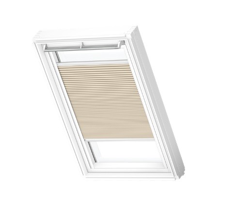 Velux, F�nyz�r� dupla plisz�, FHC M08 1045S, alu sz�n� oldalvezet� s�nnel