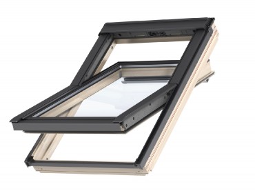 Velux, Tet�t�ri ablak, GLL FK04 1064, 3-r�teg� �veg, lakkozott fa, 66x98 cm