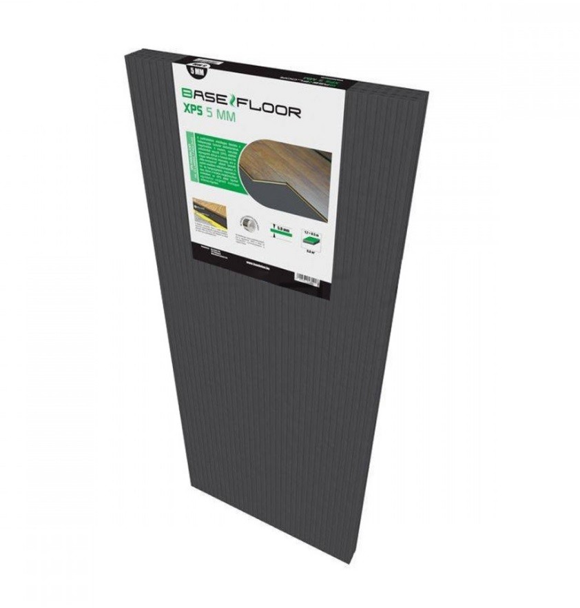 Zajcs�kkent� al�t�t, BaseFloor, XPS t�bl�s sz�rke 5 mm (6 m2/csomag)