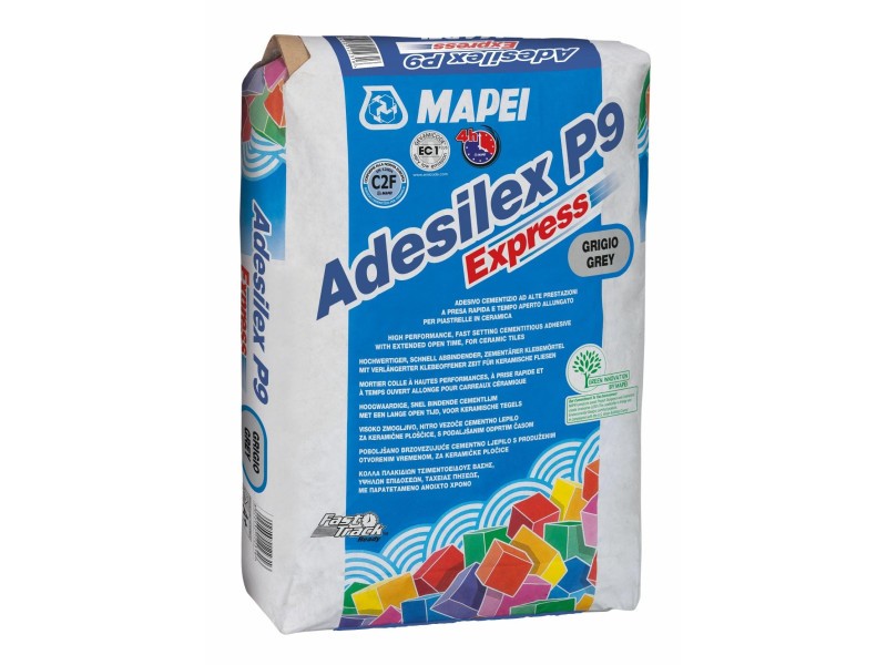 Csemperagaszt, Mapei Adesilex P9 Express, gyorskt, 25 kg (C2FT) 