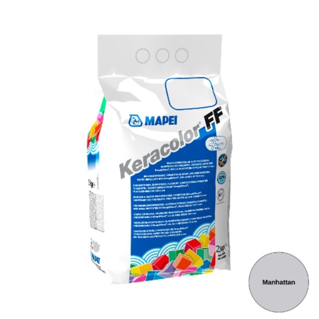 Fug�z�, Mapei, Keracolor FF Flex Nr.110 Manhattan, 2 kg (6 mm-ig)