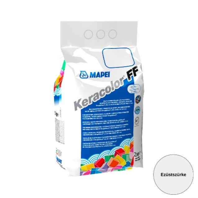 Mapei Keracolor 111 FF Flex Fugz 6 mm-ig ezst szrke 2 kg