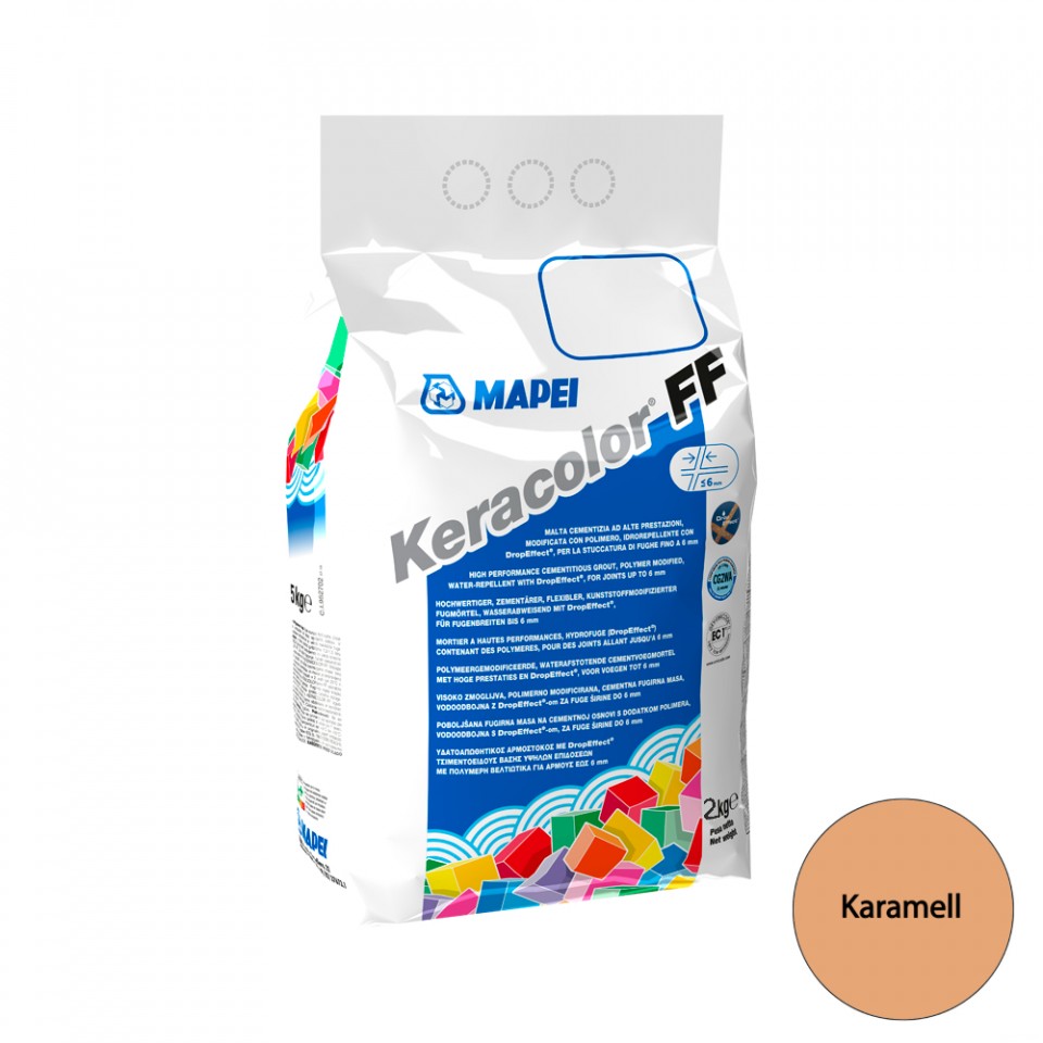 Fugz, Mapei, Keracolor FF Flex Nr.141 Karamell, 2 kg (6 mm-ig)