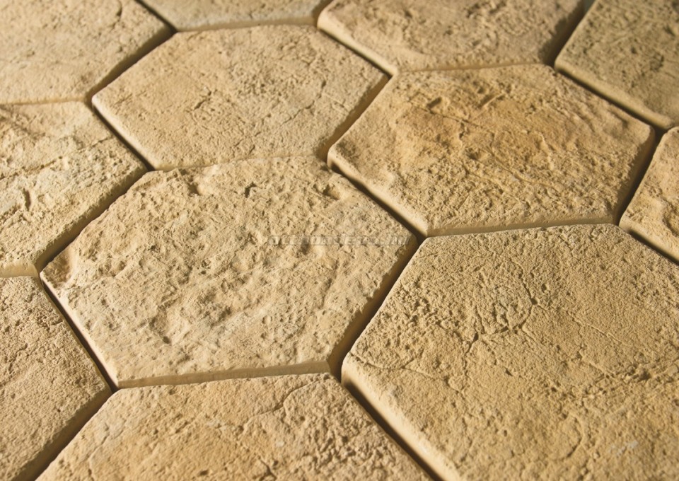 Fabrostone Cotto Hexa J�r�lap homok 20x20x2,5 cm