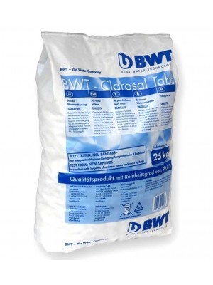 BWT-CWG Tablettázott só perla 25 kg/zsák