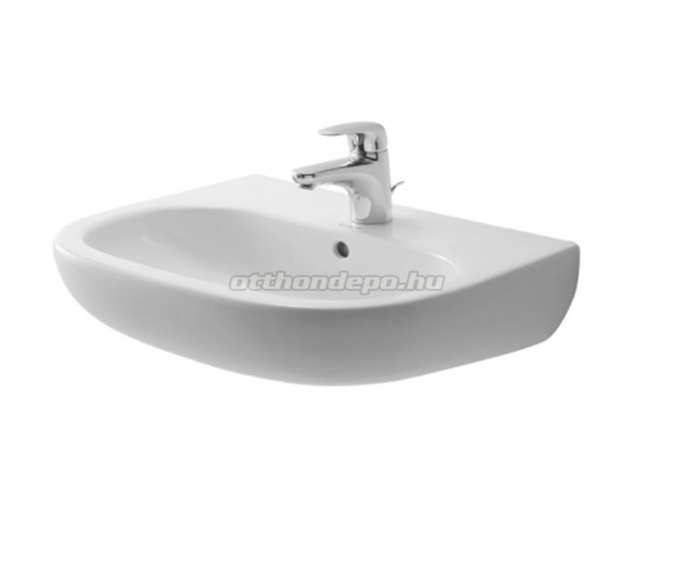 Duravit-D-Code Mosd, csaplyukkal fehr 60x46 cm