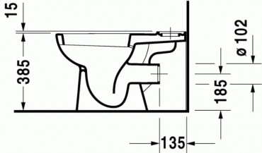 WC, Duravit, D-Code 21110900002, monoblokkos, mlyblts, hts kifolys