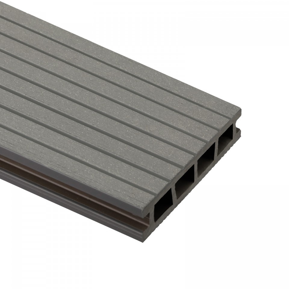 Bergdeck WPC teraszburkolat csiszolt fellet, antracit, 2,40 m/szl, 15 cm x 25mm BD1001