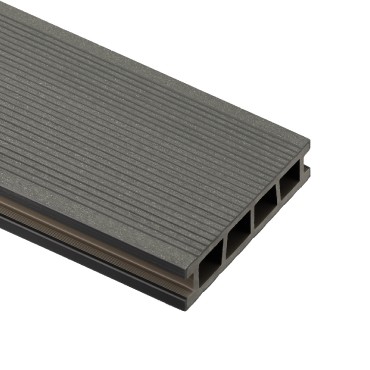 WPC teraszburkolat, Bergdeck, csiszolt fellet, Fekete, 2,4 m/szl, 15 cm x 25mm BD1002