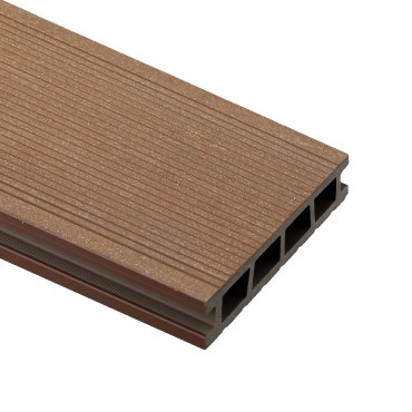 Bergdeck WPC teraszburkolat csiszolt fellet, gesztenye, 2,40 m/szl, 15 cm x 25mm BD1004