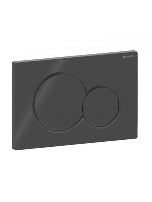 Nyom�lap, Geberit Sigma01, 2 mennyis�ges fekete RAL 9005, 115.770.DW.5