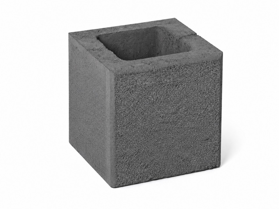 Leier Modern ker�t�sk� nat�r f�lk� carbon 20x20x20 cm