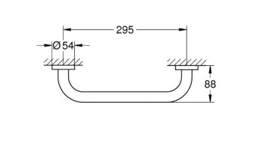 Grohe Essentials, kapaszkod� 35 cm, kr�m, 40421001