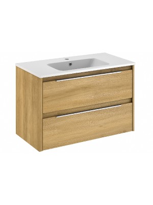 Royo Beta 80 Als�szekr�ny 2 fi�kkal, erezett skandin�v t�lgy, 80x45 cm