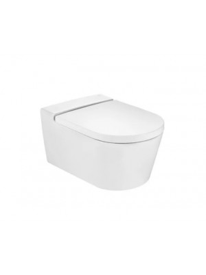 Roca Inspira round WC wall-hung white 560x370 mm