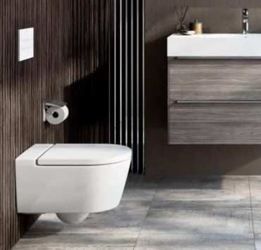 Roca Inspira round WC wall-hung white 560x370 mm