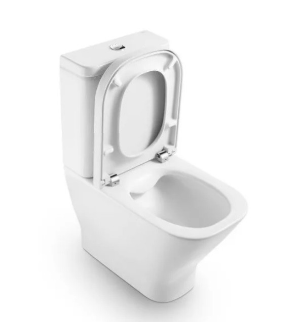 Roca The Gap Monoblokkos WC cssze mlyblts, als/hts kifolys, kompakt, Clean rim 60 cm