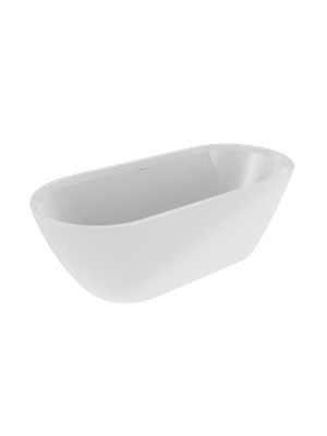 Riho Inspire trben ll kd, szifonnal 180x80 cm, fnyes fehr, B085001005
