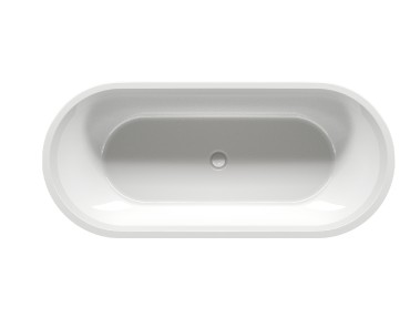 Riho Inspire trben ll kd, szifonnal 180x80 cm, fnyes fehr, B085001005