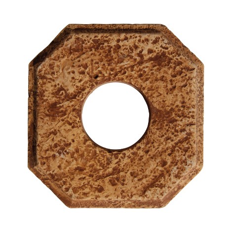 Aljzat, Fabrostone, Elektromos aljzat, kapcsol� alatti falburkolat-elem, sz�gletes, 17x17,5x2,5 cm 