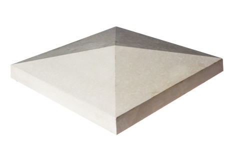 Fabrostone Pillr fedlap szrke 46x46x5 cm