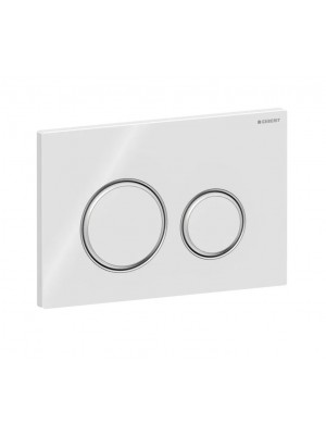 Nyom�lap, Geberit Sigma21, 2 mennyis�ges, kr�mozott, �veg 115.884.SI.1