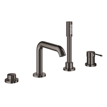 Grohe Essence New 4-lyukas, egykaros kdkombinci, hard graphite, 19578A01