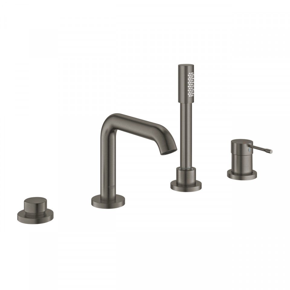 Grohe Essence k�dt�lt�, 4-lyukas k�dperemre szerelhet�, brushed hard graphite, 19578AL1